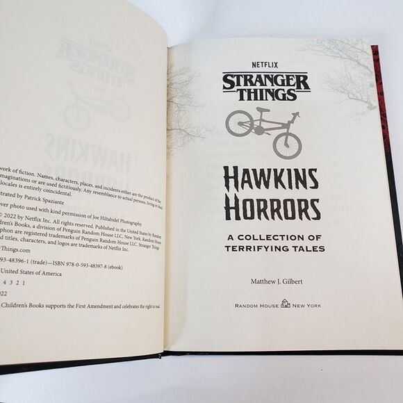 Stranger Things Hawkins Horrors HB Book Grade 3-7 Reader Scary Fiction Kids - Picture 5 of 8